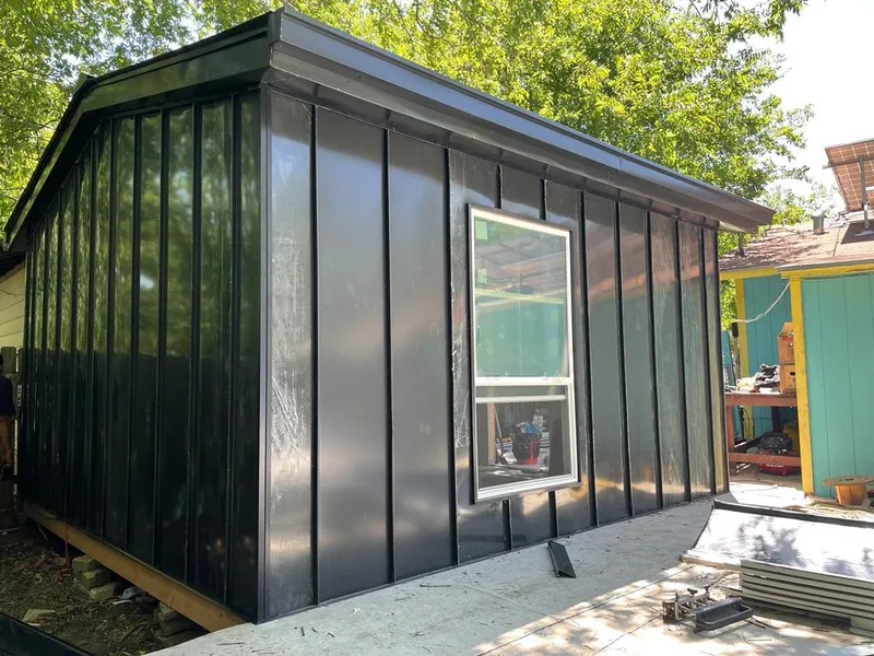 Black standing seam metal wall panels for Roof Inspection in Middletown